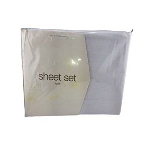 Target White Muslintarg Full Sheet Set